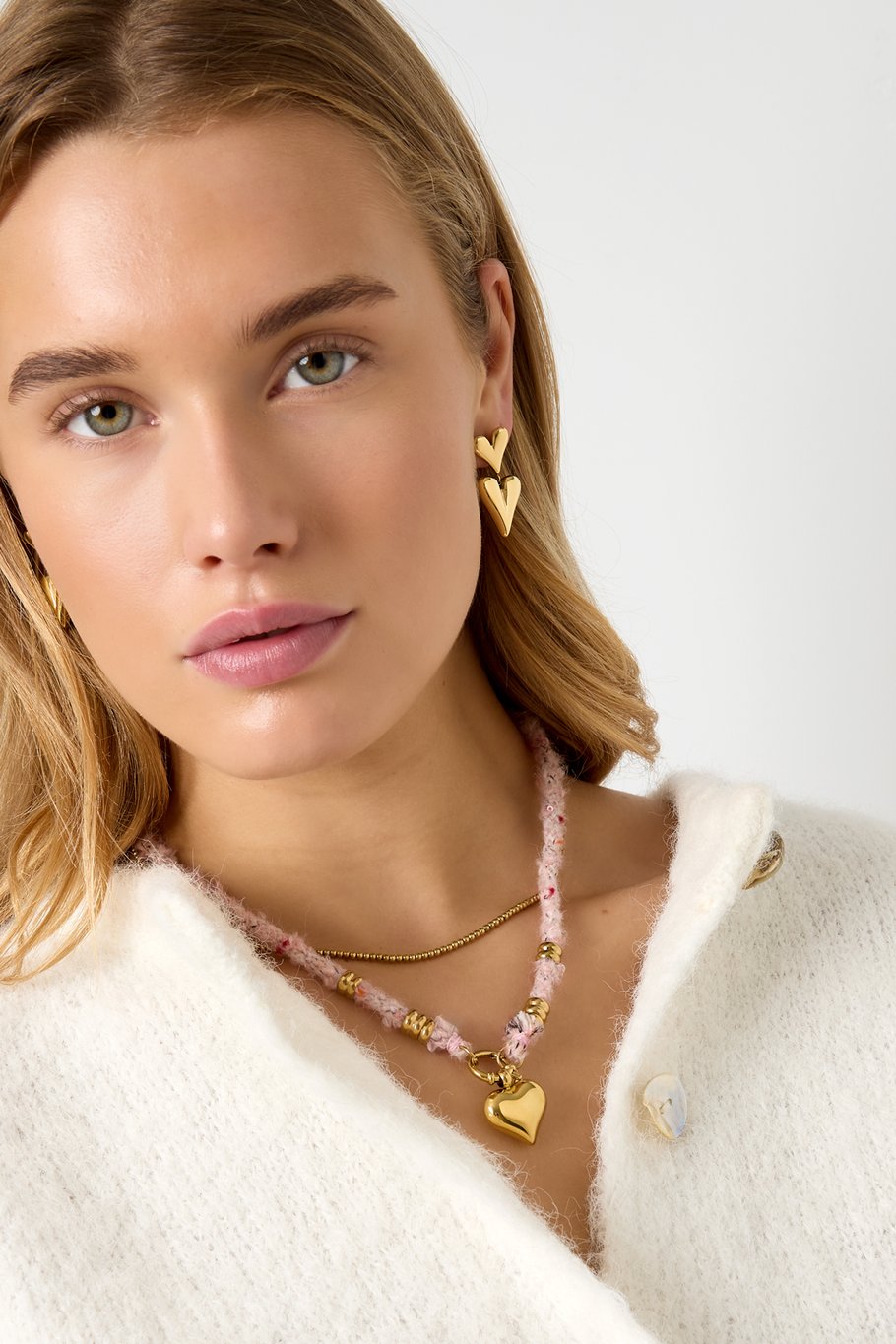 Collane con ciondolo Cuore Casual Quotidiano Semplice Serie Gioielli da donna h5Immagine2